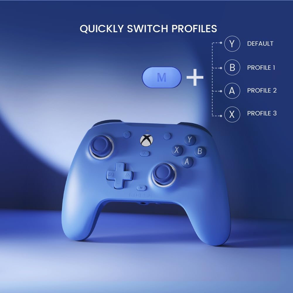 GameSir G7 SE Wired Controller for Xbox Series X|S, Xbox One & Windows 10/11, Plug and Play Gaming Gamepad with Hall Effect Joysticks/Hall Trigger, 3.5mm Audio Jack (Blue) - Image 8